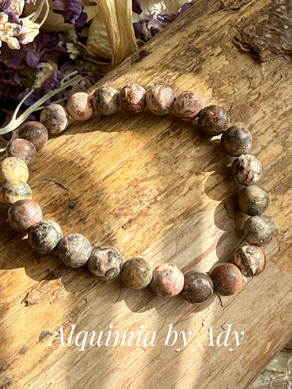 10mm +  Earth-Tone Jasper Bead Bracelet